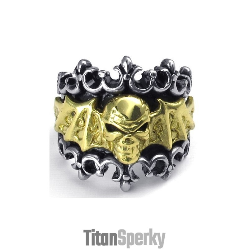 Zručná Výroba Farba Brilantnosť Odolný Titánový Prsteň