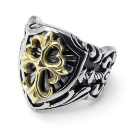 Módne Vzory Farba Brilantnosť Titánový Prsteň Najvyššej Kvality