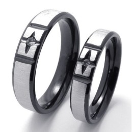 Šikovný Dizajn Farba Brilantnosť Odolný Pri Používaní Titánový Prsteň