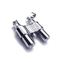 Pánsky Strieborný Náhrdelník S Teleskopickým Príveskom Z Čistého Titánu