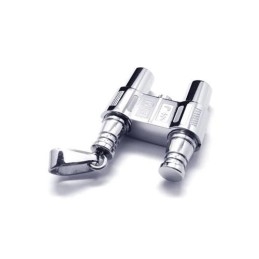 Pánsky Strieborný Náhrdelník S Teleskopickým Príveskom Z Čistého Titánu