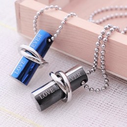 Titánový Náhrdelník S Príveskom Love Forever Sweetheart Embrace