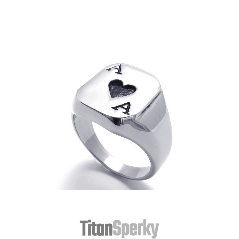 Zručná Výroba Farba Brilantnosť Vynikajúca Kvalita Titánový Prsteň