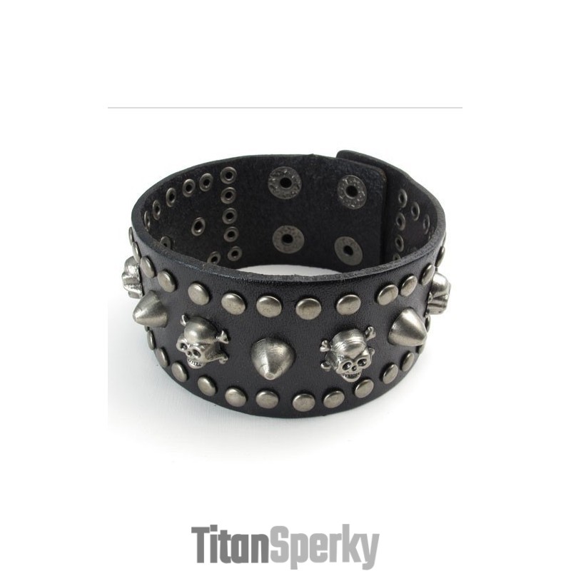 Sofistikovaná Technológia Jemné Farby Vynikajúca Kvalita Titánový Kožený Náramok