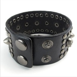 Sofistikovaná Technológia Jemné Farby Vynikajúca Kvalita Titánový Kožený Náramok