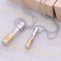 Módny Žltý Titánový Náhrdelník S Príveskom Pre Milovníkov Zlata