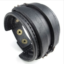 Zručná Výroba Jemné Farby Spoľahlivý Kvalitný Titánový Kožený Náramok