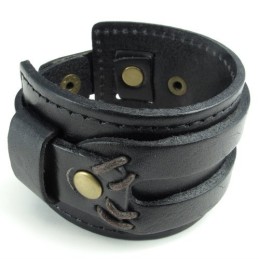 Zručná Výroba Jemné Farby Spoľahlivý Kvalitný Titánový Kožený Náramok