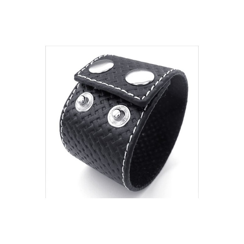 Zručná Výroba Jemné Farby Spoľahlivý Kvalitný Titánový Kožený Náramok