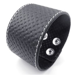 Zručná Výroba Jemné Farby Spoľahlivý Kvalitný Titánový Kožený Náramok