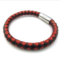 Šikovný Dizajn, Jemné Farby, Vynikajúca Kvalita, Titánový Kožený Náramok