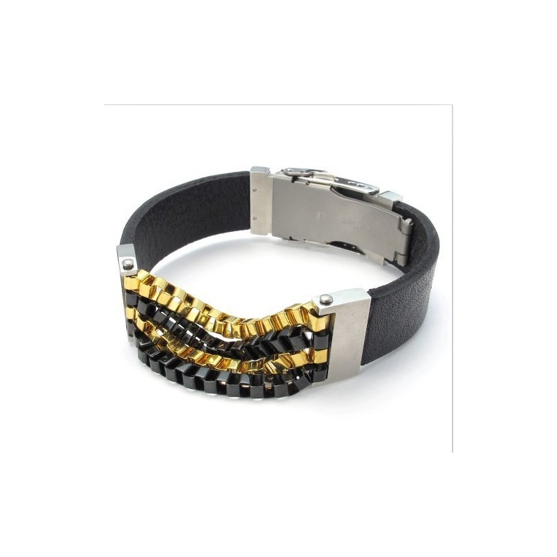 Atraktívny Dizajn, Krásne Farby, Vynikajúca Kvalita Titánového Koženého Náramku