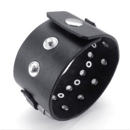 Zručná Výroba Jemné Farby Spoľahlivý Kvalitný Titánový Kožený Náramok