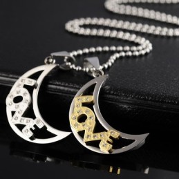 Titánové Náhrdelníky S Príveskami Love The Moon Sweetheart
