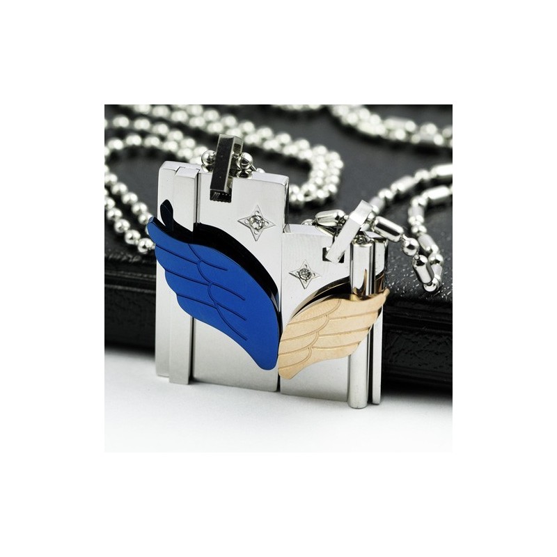Titánový Náhrdelník S Príveskom Na Krídlach Anjelov Sweetheart Lovers