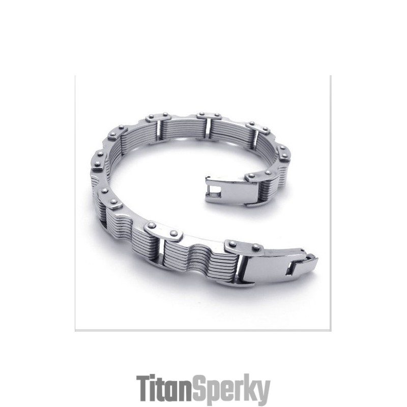 Zručná Výroba Farba Brilantnosť Vynikajúca Kvalita Titánový Náramok