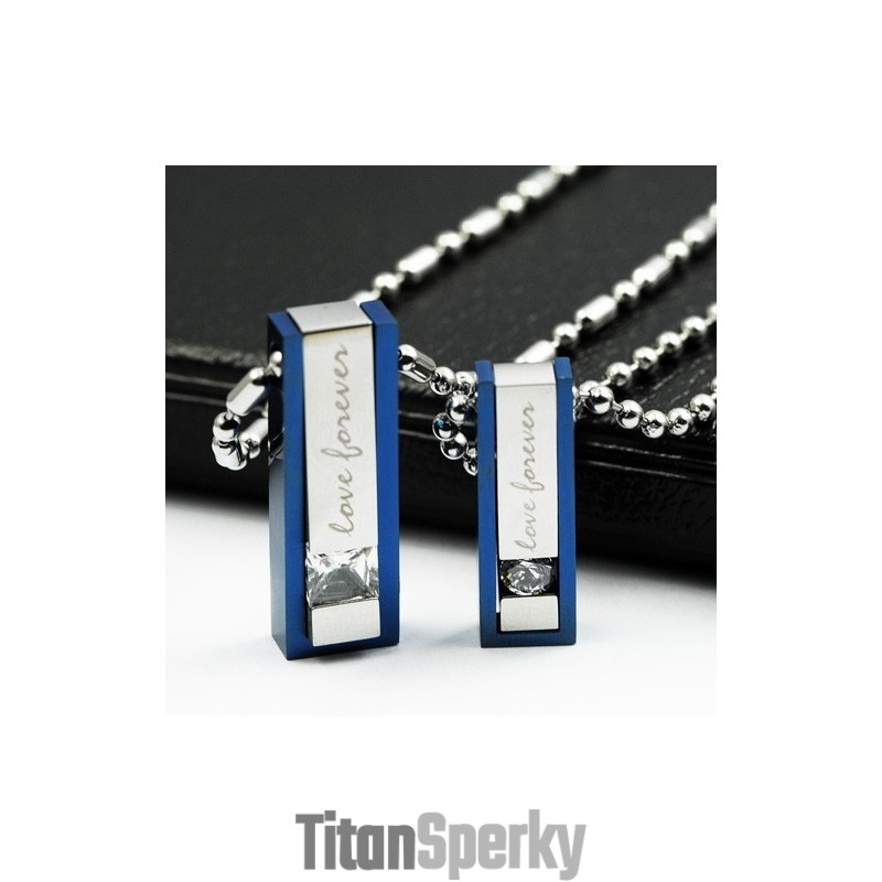 Titánový Náhrdelník S Príveskom Love Forever Sweetheart