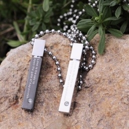 Módne Kvádrové Rafinované Miláčikovské Titánové Náhrdelníky S Príveskami