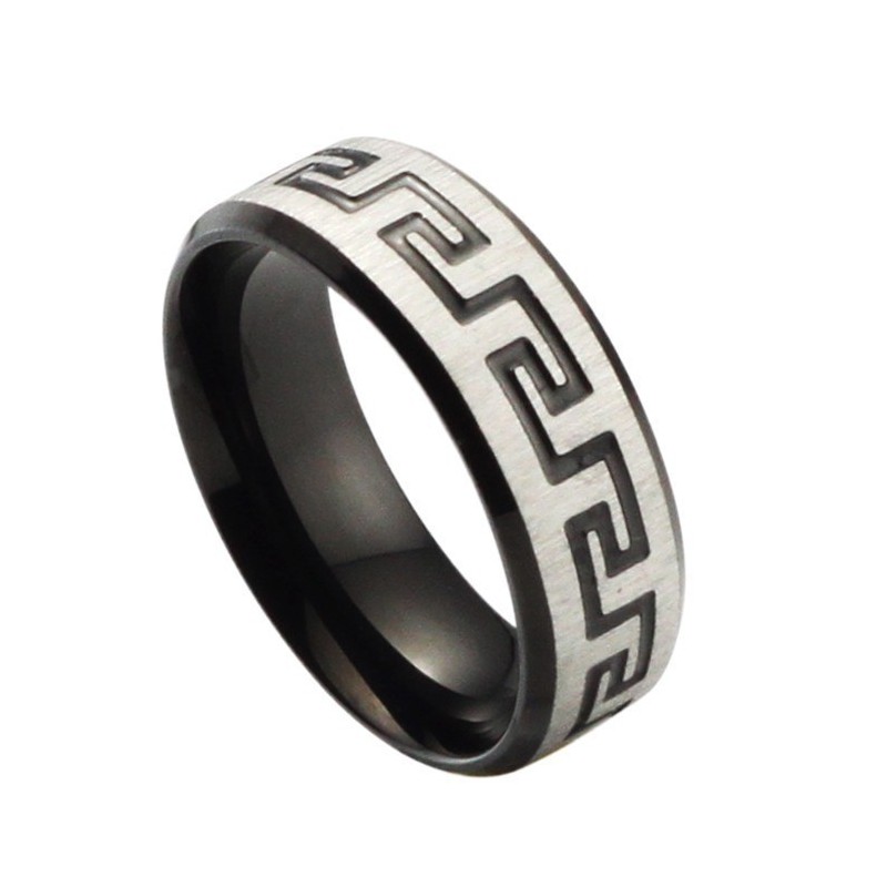 Prsteň Z Čierneho Titánu Najvyššej Kvality