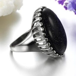 Kompletný Špecifikačný Titánový Prsteň S Kremencom Exaggerate