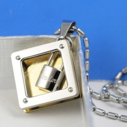 Titánový Náhrdelník S Príveskom Wow Love Sweetheart Lock