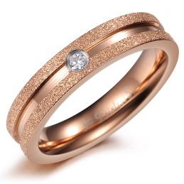 Spoľahlivý Kvalitný Titánový Prsteň S Perlovým Pieskom Pre Milovníkov