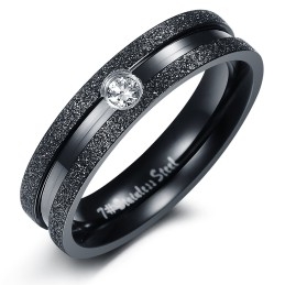 Spoľahlivý Kvalitný Titánový Prsteň S Perlovým Pieskom Pre Milovníkov