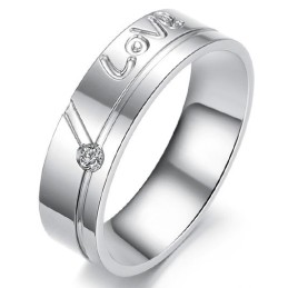 Svetoznámy Vrstvený Titánový Prsteň Pre Milovníkov S Kamienkami