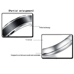 Svetoznámy Retro Titánový Prsteň Pre Milovníkov