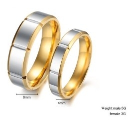 Stabilný Kvalitný Módny Titánový Prsteň Pre Milovníkov