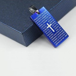 Klasický Krížový Biblický Prívesok A Náhrdelník Pre Mužov, Módny Darček Pre Priateľa