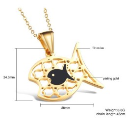 Titánový Náhrdelník V Tvare Ryby So Zaručenou Kvalitou A Množstvom