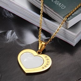 Titánový Náhrdelník S Dlhým Príbehom Pre Ženy S Miláčikom A Mušľou