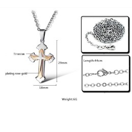 Titánový Náhrdelník S Krížom Najvyššej Kvality