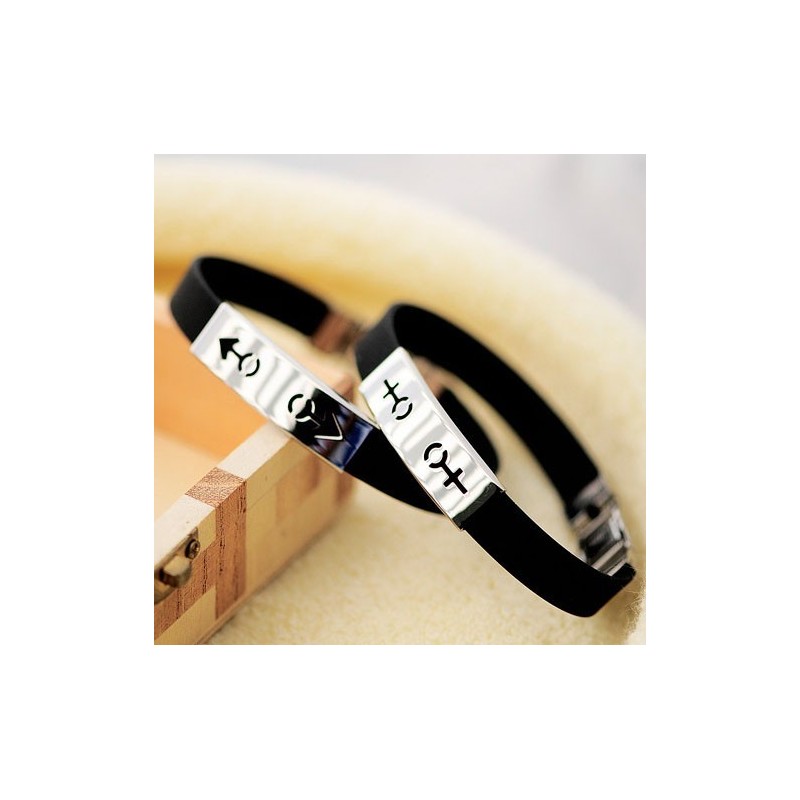 Titánové Náramky Symbol Pre Mužov A Ženy, Páry