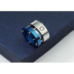 Náhrdelník S Príveskom Z Čistého Titánu V Modrej Farbe (Nový)