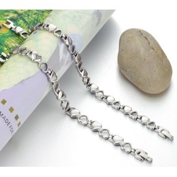 Titánový Náramok King Of Quantity Hollow Sweetheart Pre Milovníkov