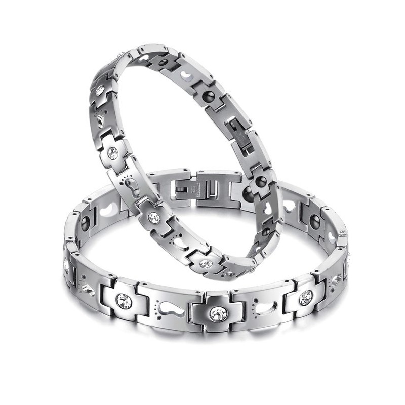 Kráľovná Kvalitného Titánového Náramku Pre Milovníkov S Kamienkami