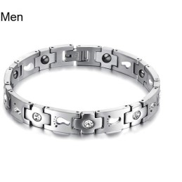 Kráľovná Kvalitného Titánového Náramku Pre Milovníkov S Kamienkami