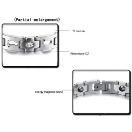 Kráľovná Kvalitného Titánového Náramku Pre Milovníkov S Kamienkami