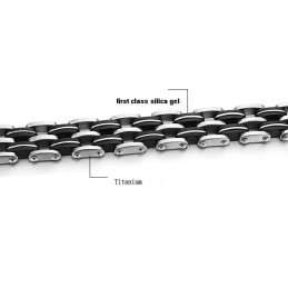 Pánsky Titánový Silikónový Náramok So Zaručenou Kvalitou A Množstvom
