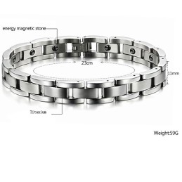Široký Výber Mužského Zdravia Titánový Magnetický Náramok