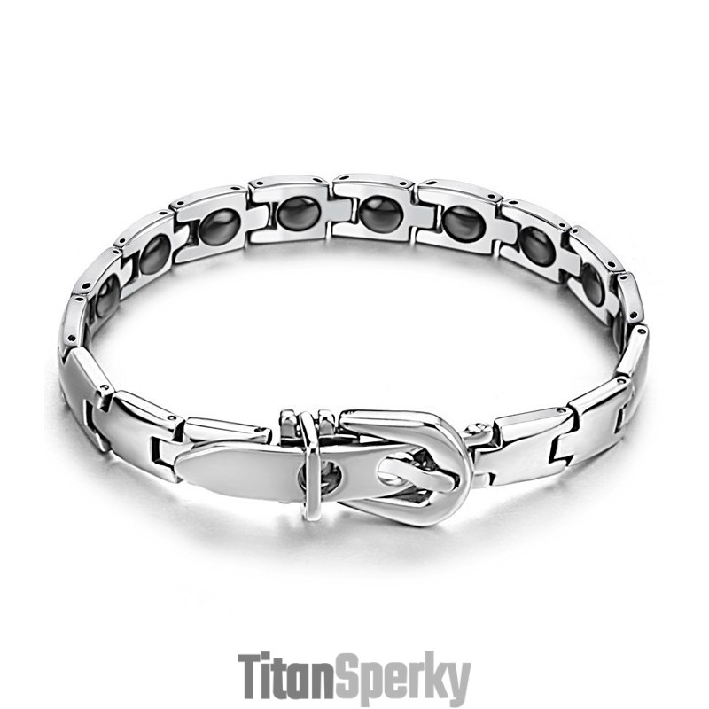 Spoľahlivý Výkonný Zdravotný Titánový Magnetický Náramok Spoľahlivý Výkonný Zdravotný Titánový Magnetický Náramok