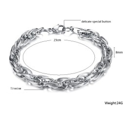 Kompletné Špecifikácie Pánskeho Titánového Náramku