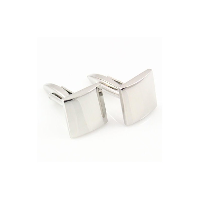 Titánové Konvexné Štvorcové Manžetové Gombíky