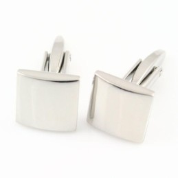 Titánové Konvexné Štvorcové Manžetové Gombíky