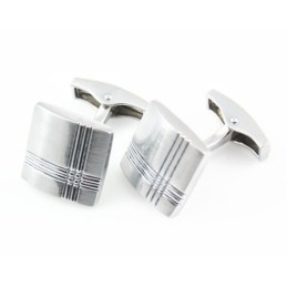 Módne Titánové Manžetové Gombíky S Priečnym Drôtom