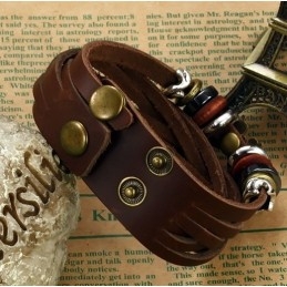 Vysokokvalitný Dámsky Titánový Kožený Náramok V Tvare Motýľa