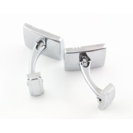 Módne Titánové Manžetové Gombíky S Priečnym Drôtom