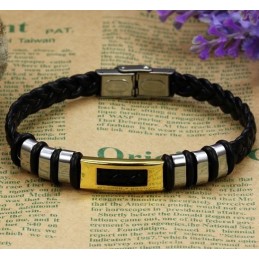 Titánový Kožený Náramok Stabilnej Kvality